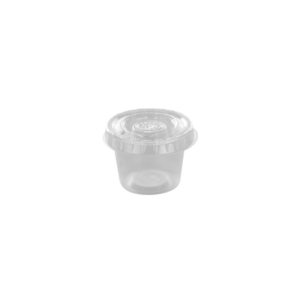 CAJA TAPA LISA P/CONTENEDOR POLIPROPILENO No. 1 25 PAQ/100 PIEZAS