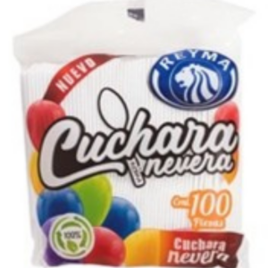 CAJA CUCHARA NEVERA BLANCA 20 PAQ/100 PIEZAS