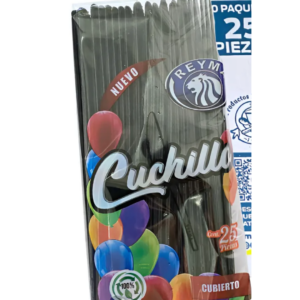 CAJA CUCHILLO NEGRO 20 PAQ/25PIEZAS