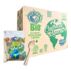 CAJA CUCHARA GRANDE BIO 20 PAQ/25 PIEZAS